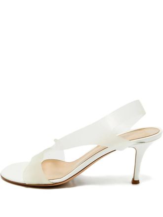 Gianvito Rossi Metropolis slingback sandalen - Wit