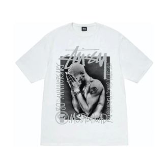 St&uuml;ssy Tops, Heren, Wit, L, Katoen, Metalheadz 30 Tee