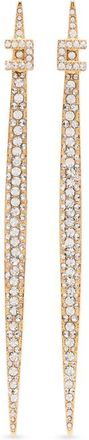 Elisabetta Franchi Crystal-embellished Drop Earrings