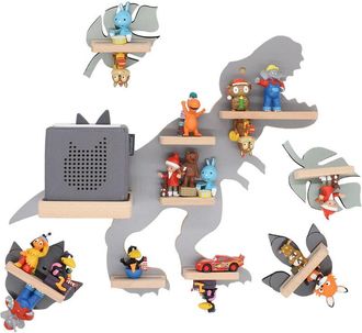 VCM Colgante De Estante De Madera Boarti Estante De Ahorro De Espacio Dimensiones: Al. 44 X An. 53 X T. 19 Cm Colgante Elegante Estante De Almacenamiento 