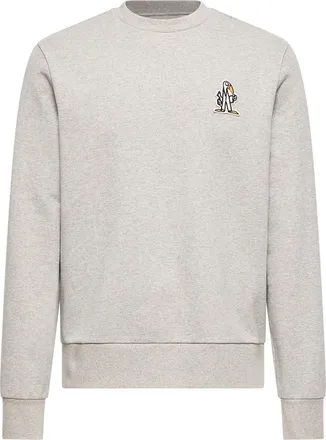 Moncler Moncler Monduck Cotton Sweatshirt, Men, Grey, Size: 3xl