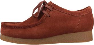 Clarks Stijlvolle Veterschoenen voor Mannen - Heren - Veterschoenen - Rood - 45 EU - Schoenen