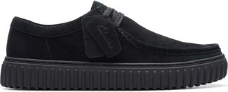 Clarks Torhill Lo Geveterde Schoenen - Heren - Veterschoenen - Zwart - 41 1/2 EU - Leer - Schoenen