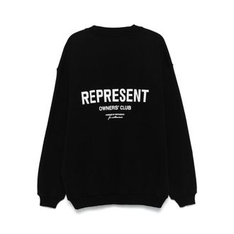 Represent Cotton Jersey Sweater - Black