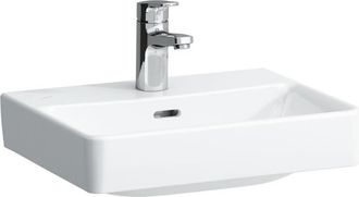 Laufen Laufen - Pro S Lavabo Con Enjuague Manual, 1 Agujero Para Grifo