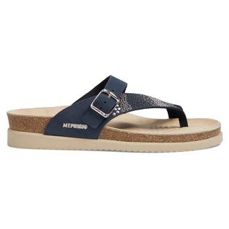 Mephisto Mephisto Helenka Nubuck Womens Slip On Sandals - Navy - Size:UK 7.5