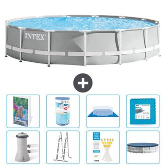 Intex Piscina Prism Frame Redonda - 457x107 Cm - 9-piezas S602