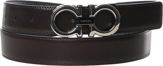 Ferragamo Leather Gancini Belt