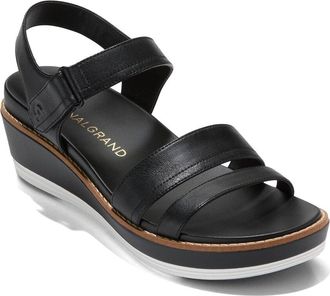 Cole Haan Og Peyton Flatform Leather Wedge Sandal