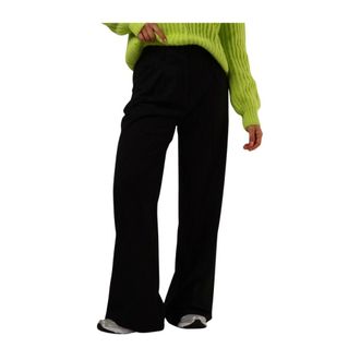 Catwalk Junkie Broeken, Dames, Zwart, S, Elegante Straight Leg Tailored Broeken