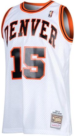 Mitchell & Ness Carmelo Anthony Denver Nuggets Jersey - Heren - Fitness - Wit - S - Fitness