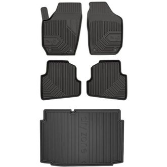 OEM Set 77 Alfombrillas Y Moqueta Vw Polo 4 Hatchback 2001-2009 D