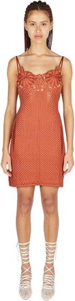 Isa Boulder Scarecrow Dress - Dames - Feestkleedjes - Rood - L - Rayon - Kleedjes