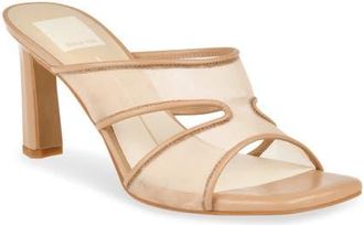 Dolce Vita Gitel Slide Sandal in Tan Mesh at Nordstrom, Size 10