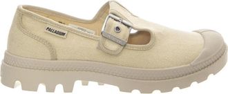 Palladium Pampa Mary-Jane Washed - Dames - Platte Schoenen - Beige - 37 EU - Katoen - Schoenen