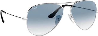 Ray-Ban Metal Eyes Lente/Zomer Collectie Zonnebril - Heren - Zonnebrillen - Grijs - 62 MM - Accessoires