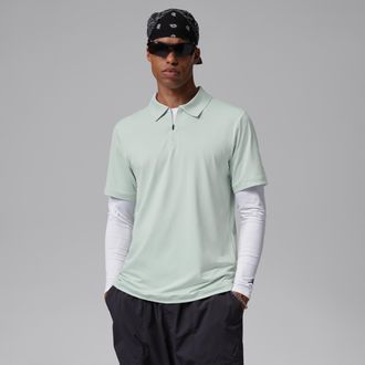 Nike Jordan Mens Jordan Sport Dri-FIT Golf Polo in Green | IU1595-384