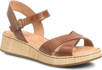B&oslash;rn Cannes Slide Sandal in Tan Leather at Nordstrom, Size 10