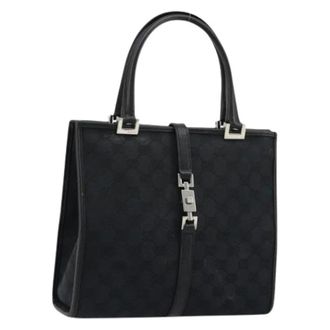 Gucci Pre-owned Handbags, female, Black, Size: ONE SIZE Pre-owned Vintage Hand Bag
