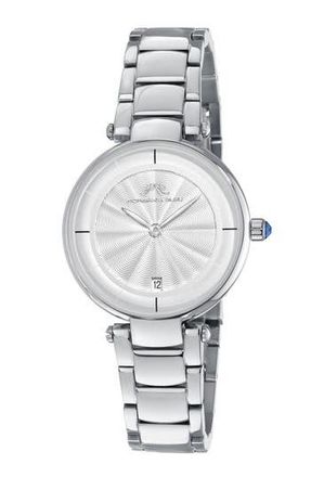 Porsamo Bleu Womens Madison Guilloche Stainless Steel Bracelet Watch, 29mm in Silver at Nordstrom Rack