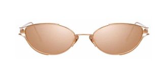 Linda Farrow VIOLET LFL947 C3 Womens Sunglasses Gold Size 51
