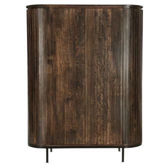 Moloo alto de 115 cm en madera maciza marr&oacute;n