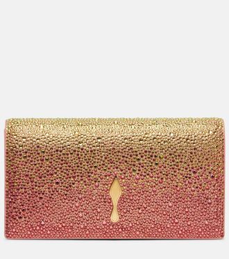 Christian Louboutin Bettina Small embellished leather clutch
