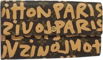 Louis Vuitton Pre-owned Wallets, female, Brown, Size: ONE SIZE Pre-owned M92190 Long Wallet