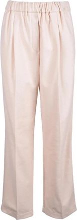 Forte_Forte Comfort Fit Trousers - Pink