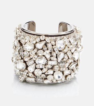 Dries Van Noten Crystal-embellished cuff bracelet