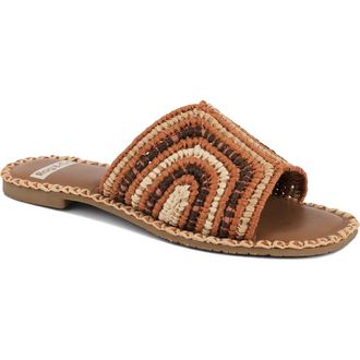Rag & Co. Kivah Slide Sandal in Beige /Brown at Nordstrom Rack, Size 10
