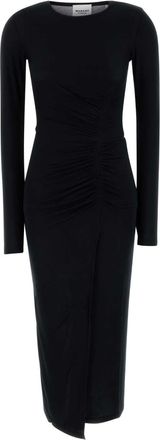 Isabel Marant Black Stretch Modal Jelina Dress