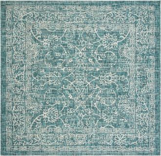 Safavieh Alfombra lana gris/azul marino 160 x 160 cm