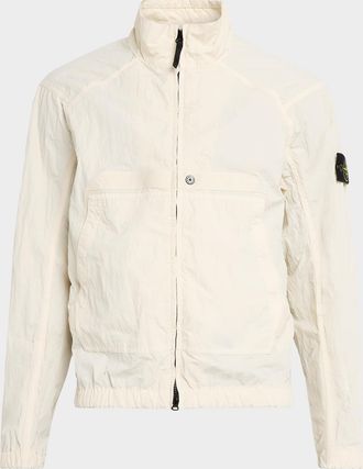 Stone Island Men & apos;s Cotton Stretch Full-Zip Jacket