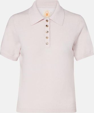 Jardin Des Orangers Cotton and cashmere polo shirt