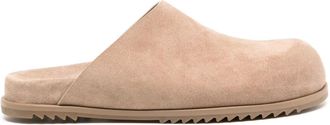 Rick Owens Mules con punta tonda - Marrone