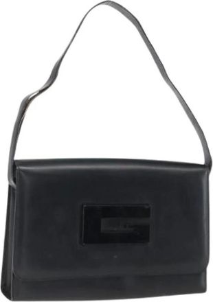 Gucci Pre-owned Shoulder Bags, female, Black, Size: ONE SIZE Pre-owned Leather Shoulder Bag