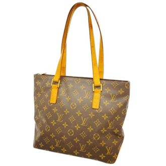 Louis Vuitton Pre-owned Tote Bags, female, Brown, Size: ONE SIZE Pre-owned Cabas Piano Tote Bag