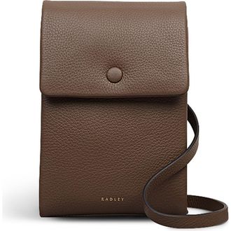 Radley London Mallow Street Medium Phone Crossbody Bag in Coffee at Nordstrom