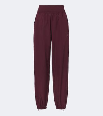 adidas by Stella McCartney Pantaloni sportivi a vita alta
