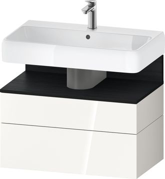 Duravit Qatego Meuble Sous-lavabo, 1 Tiroir Et 1 Tiroir, - Duravit