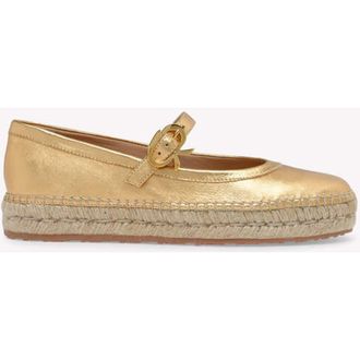 Gianvito Rossi Elda Sandals in Metallic Gold at Nordstrom, Size 41.5