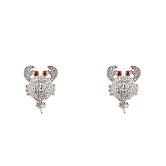 Lancaster White Silver Womens Earrings