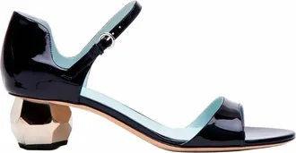 Frances Valentine Womens Bella Heel Sandal In Navy