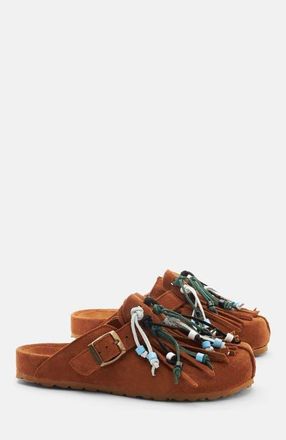 Scarosso Gea Mules in Tan - Suede at Nordstrom, Size 39
