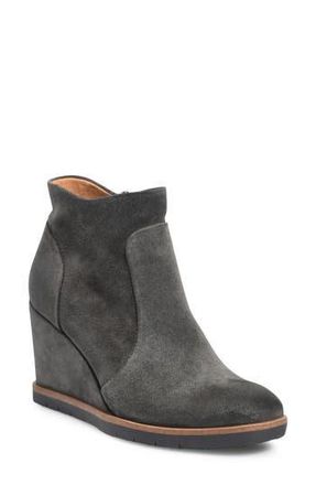 S&ouml;fft Maguire Waterproof Wedge Bootie in Titan Grey at Nordstrom Rack, Size 8