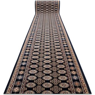 RugsX Rugsx - Runner Wool nain Rosette 6177 51011 navy / beige 80cm blue 80x500 cm