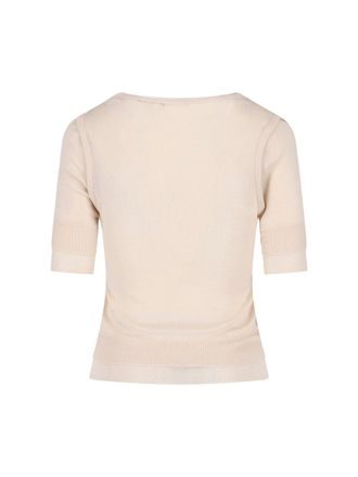 Christophe Lemaire Womens T-Shirts And Polos Cream Viscose