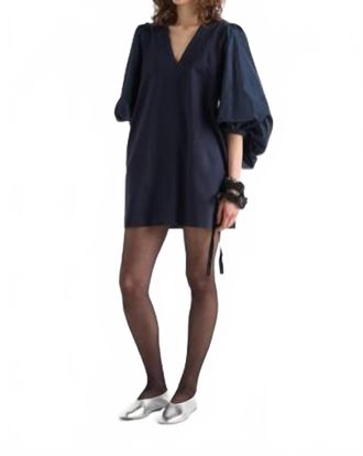 Meimeij Pageant Mini Dress In Navy