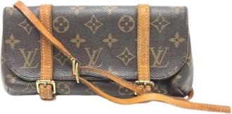Louis Vuitton Pre-owned Pochette Marel - Dames - Vintage Schoudertas - Bruin - ONE Size - Vintage